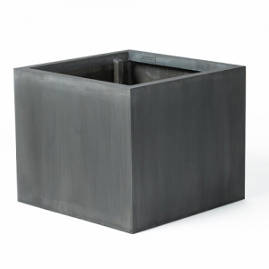 Oxidized Zinc Patina Aluminum Cube