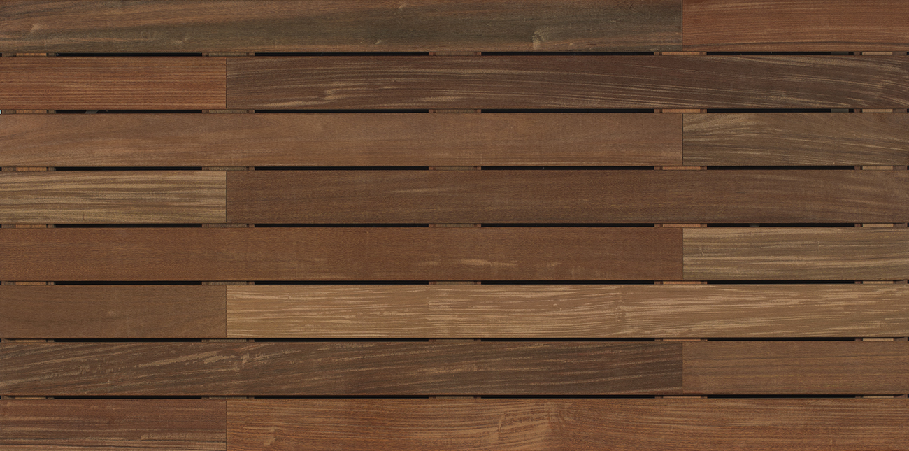4′ x 2′ Smooth Ipê Eco Wood Tile 