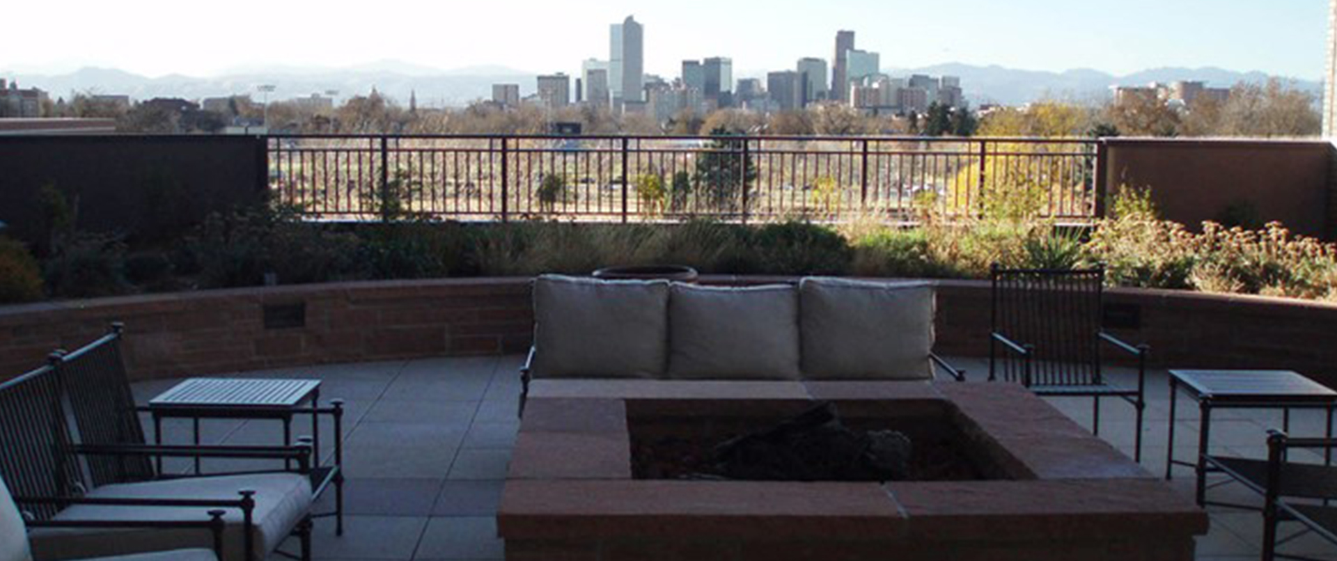 Outdoor Balcony with Skyline View 
