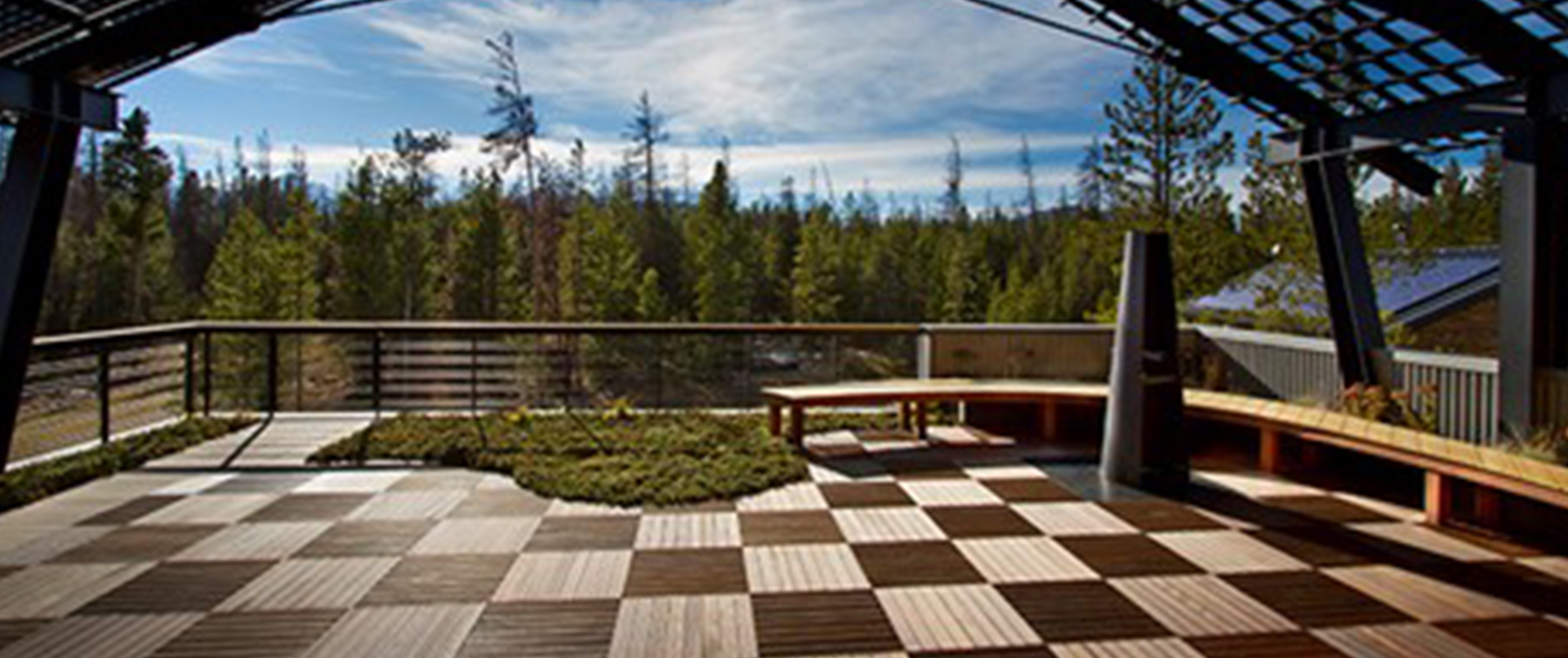Treeline View form Outdoor Deck