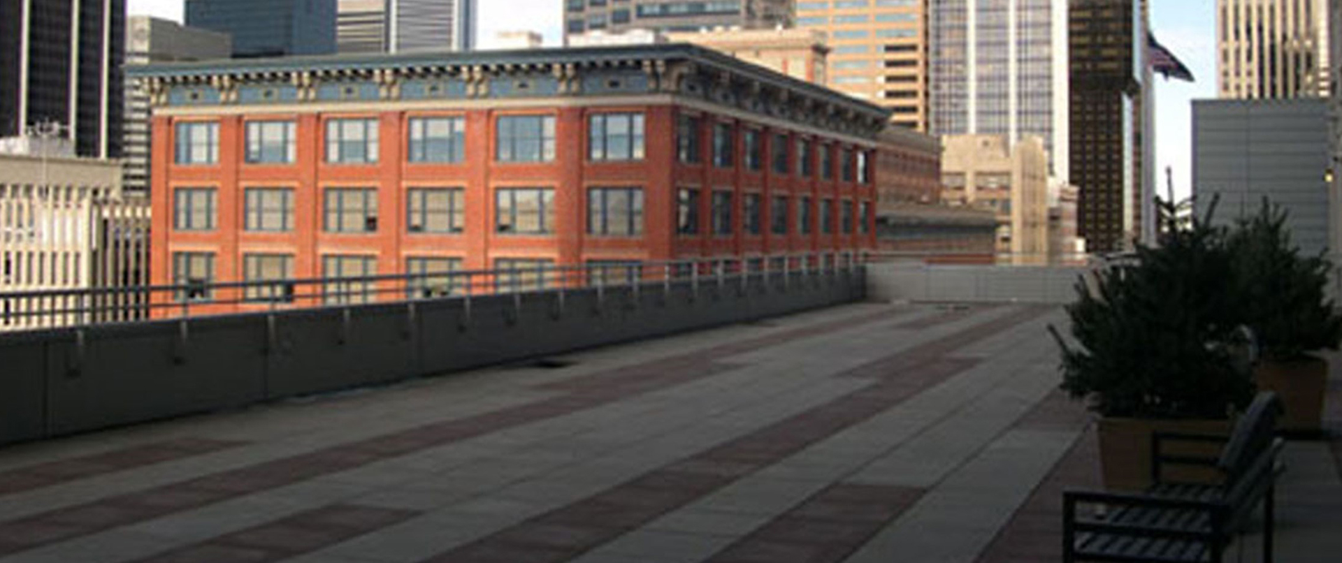 Urban Rooftop Paver Deck